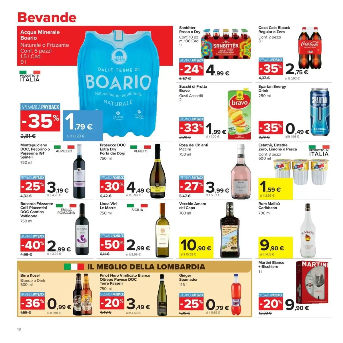 Volantino Carrefour Market, pagina 18 di 30