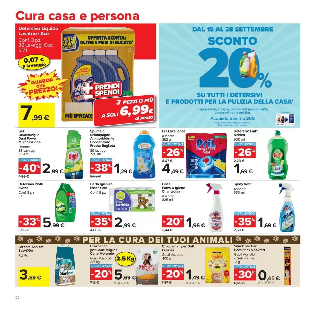 Volantino Carrefour Market, pagina 20 di 30