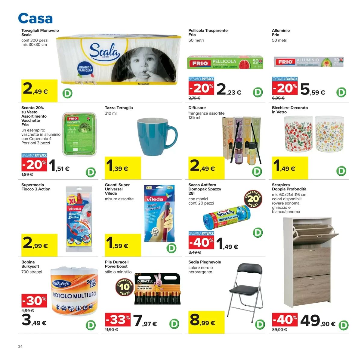 Volantino Carrefour, pagina 34 di 50