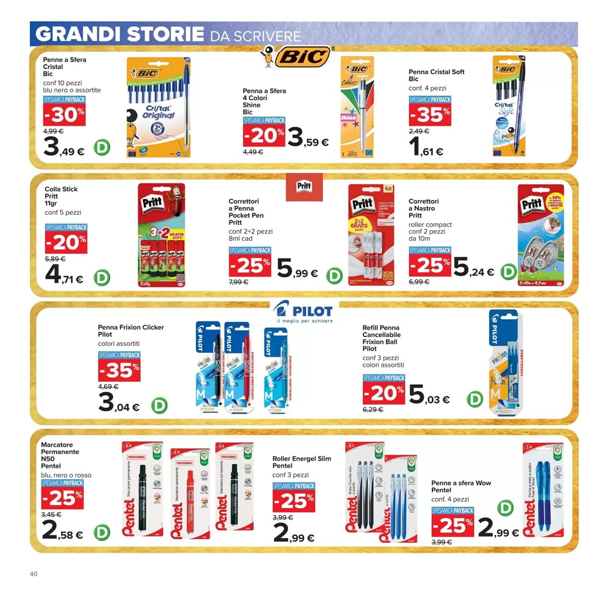 Volantino Carrefour, pagina 40 di 50