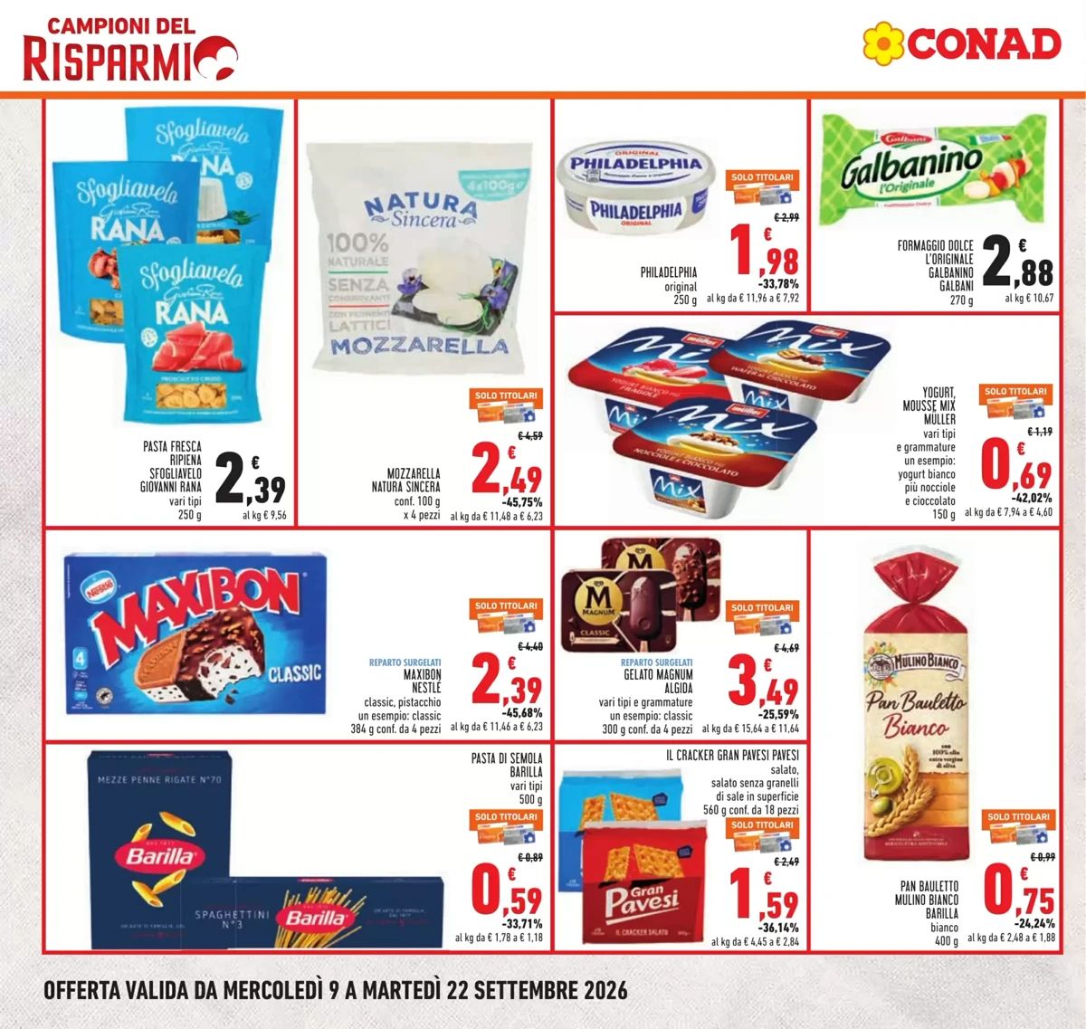 Volantino Conad, pagina 2 di 28