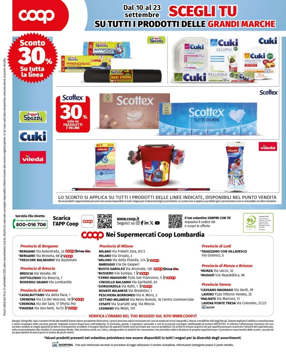 Volantino Coop, pagina 16 di 16