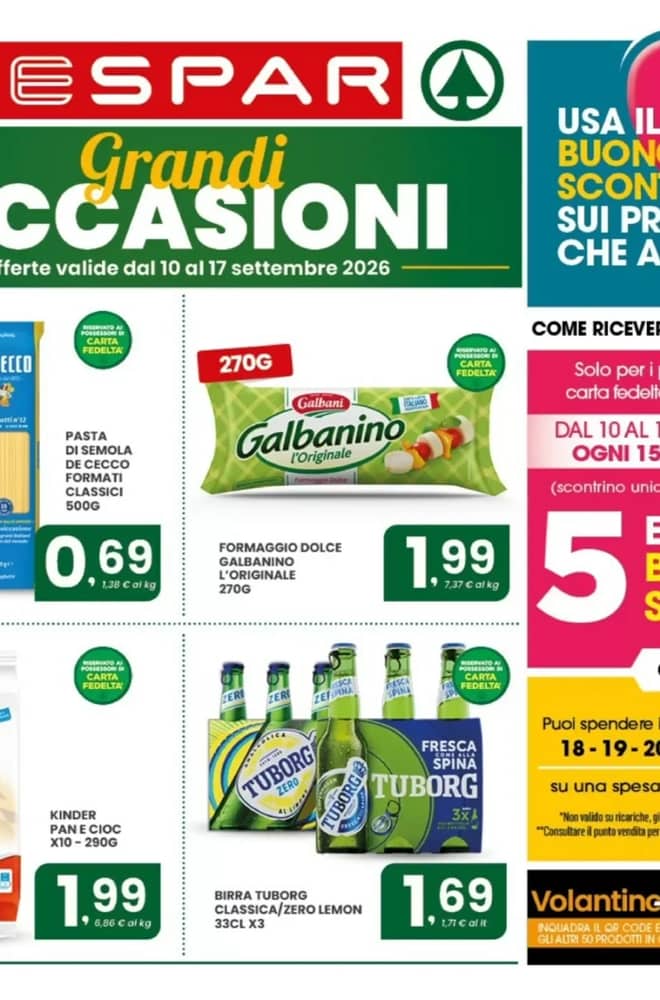 Copertina del volantino Despar, valido 10–17 settembre 2026