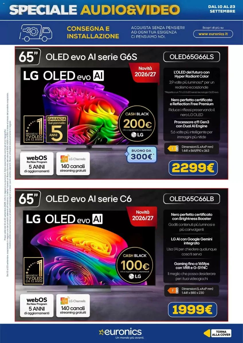 Volantino Euronics, pagina 9 di 19