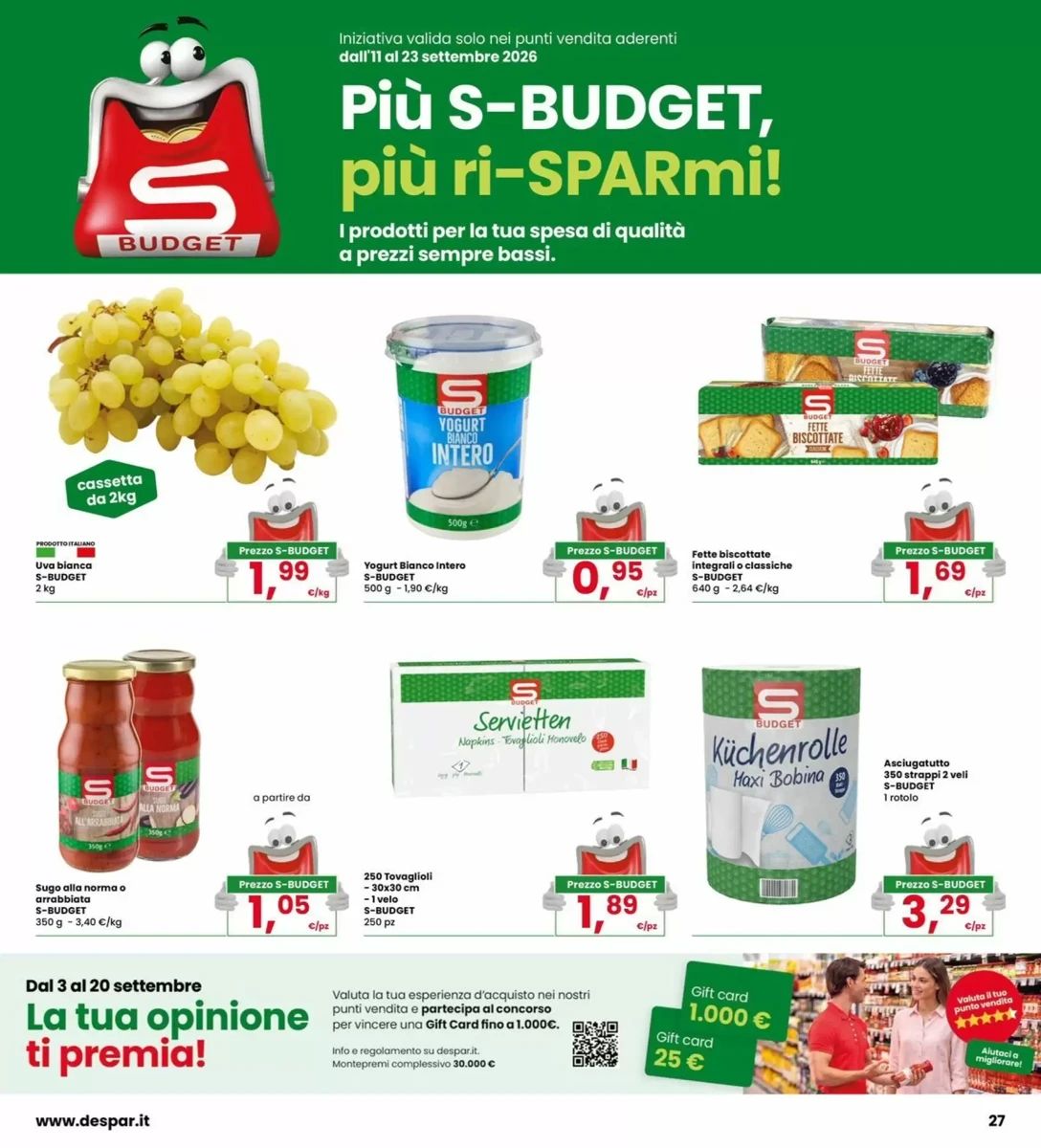 Volantino Eurospar, pagina 27 di 33