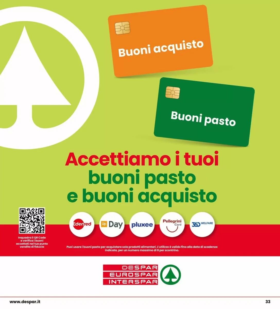 Volantino Eurospar, pagina 33 di 33