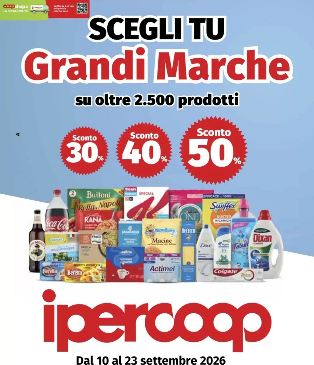 Volantino Ipercoop, pagina 1 di 50