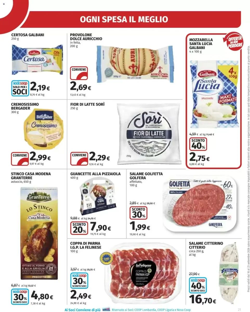 Volantino Ipercoop, pagina 21 di 50