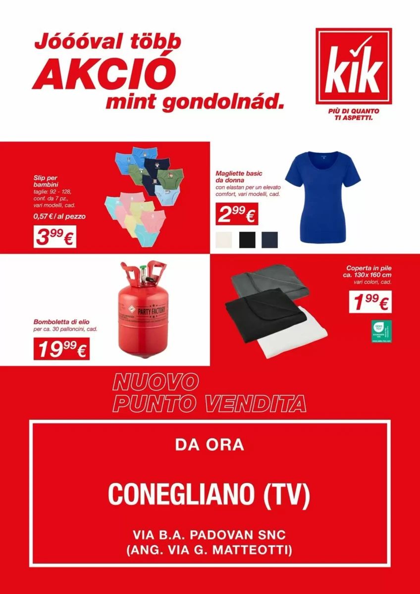Volantino KiK, pagina 1 di 1