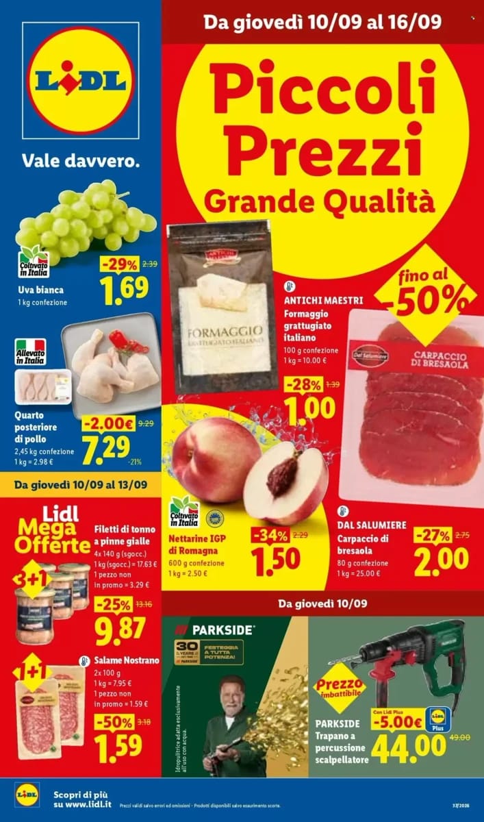 Volantino Lidl, pagina 1 di 58