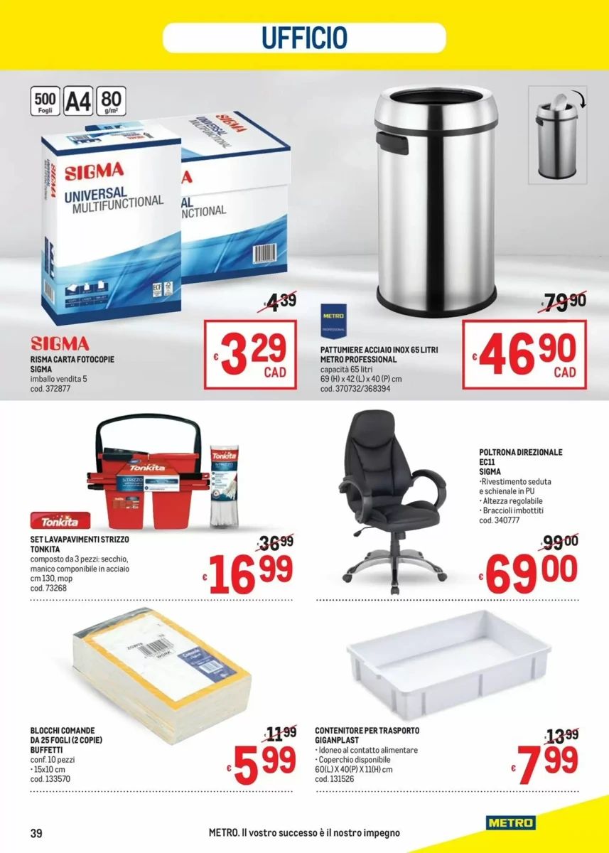 Volantino Metro, pagina 39 di 48