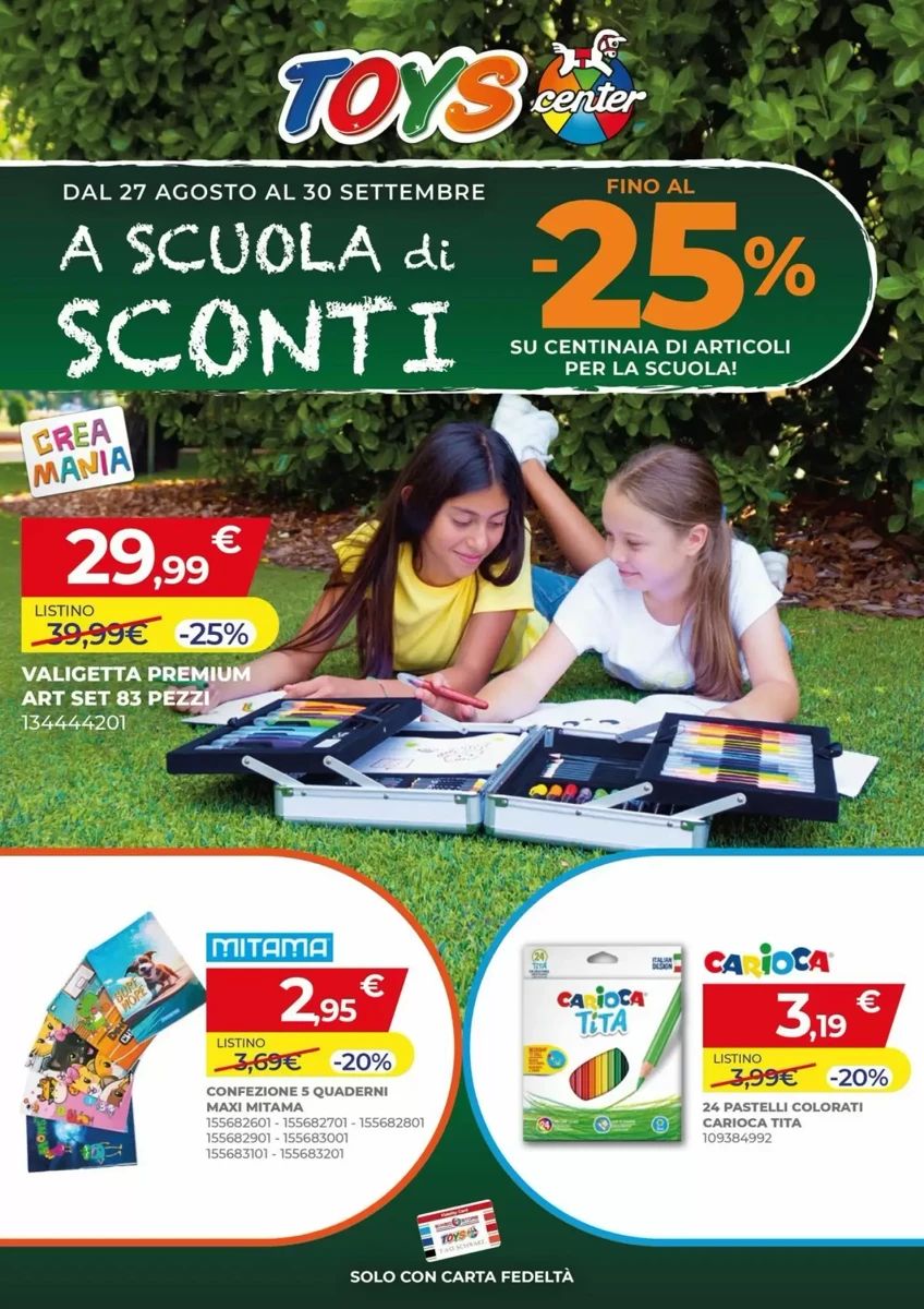 Volantino Toys Center, pagina 1 di 27