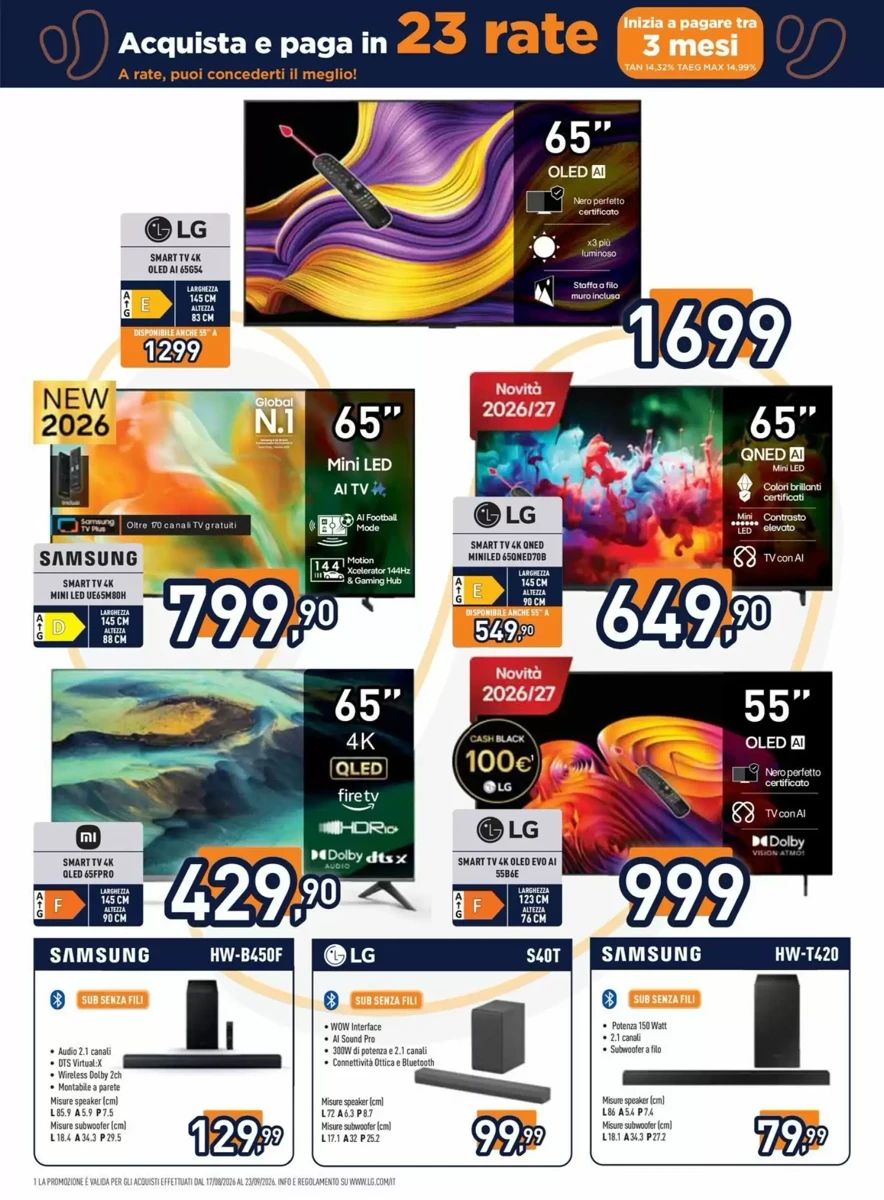 Volantino Unieuro, pagina 3 di 45