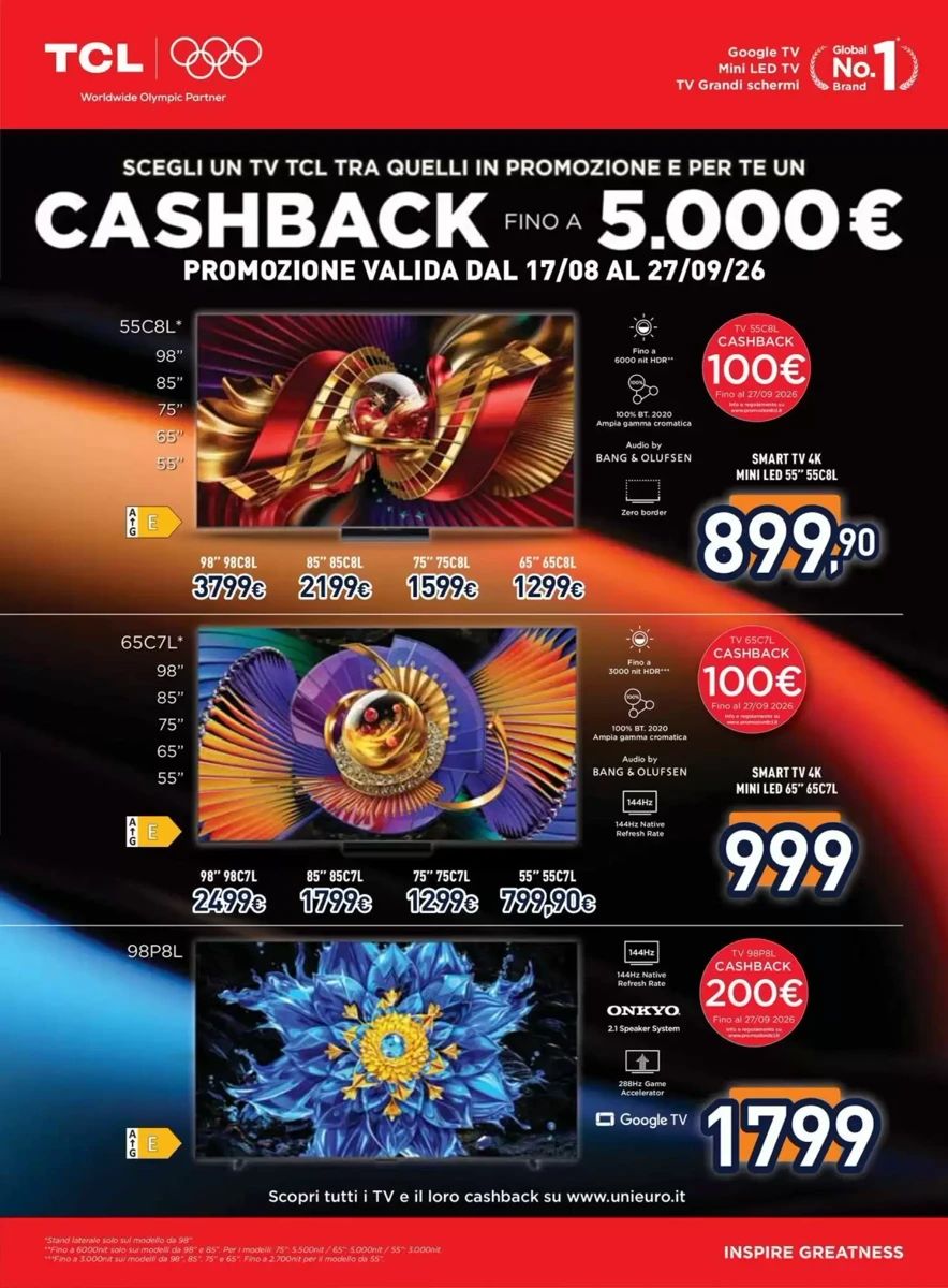 Volantino Unieuro, pagina 6 di 45