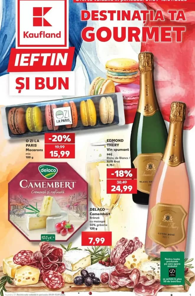 Coperta catalogului Kaufland, valabil 9–15 septembrie 2026