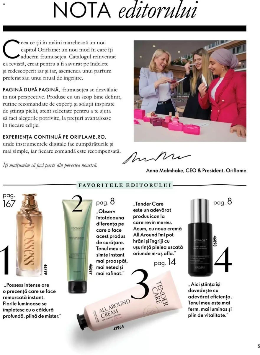 Catalog Oriflame, pagina 5 din 172