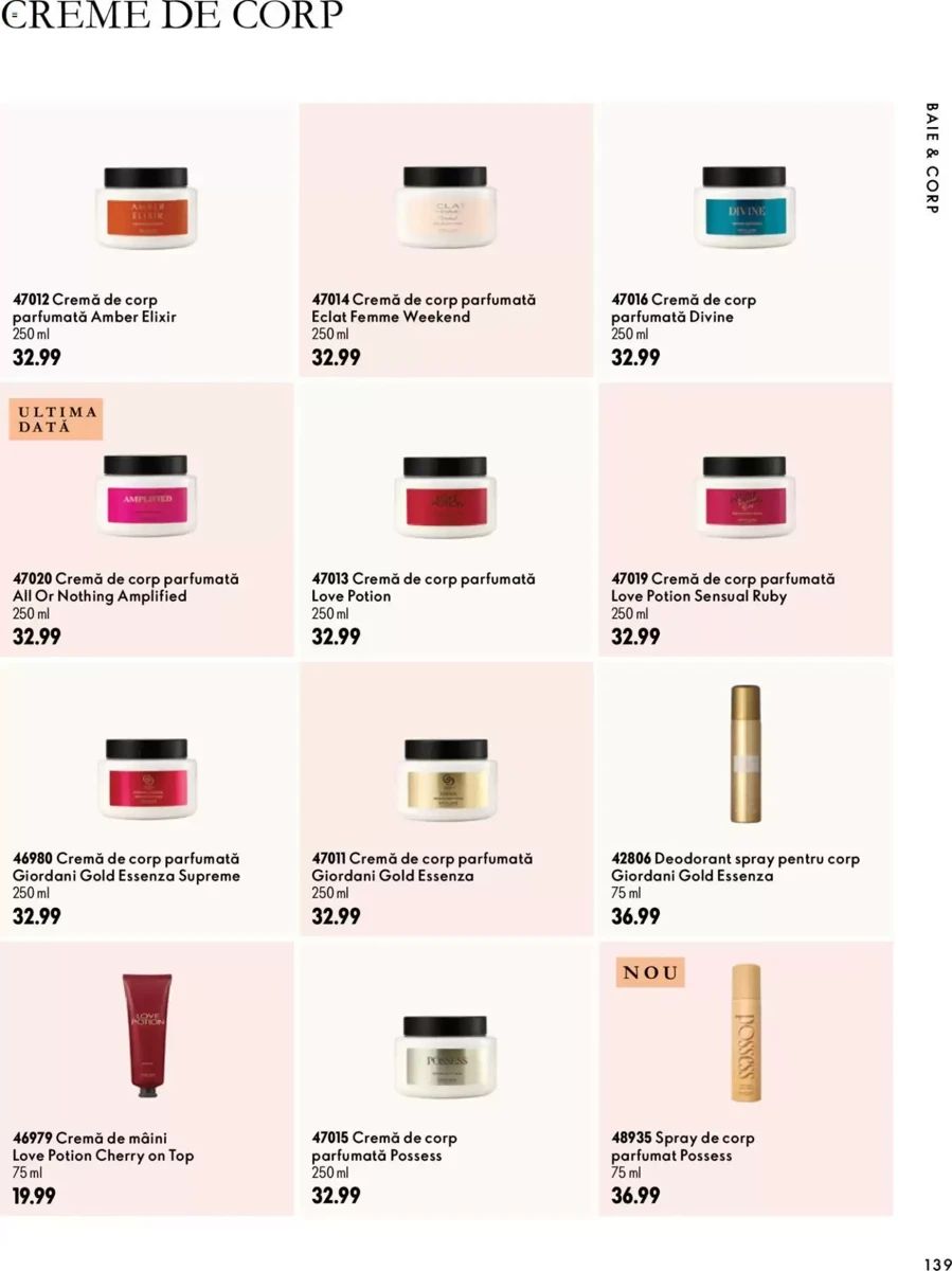 Catalog Oriflame, pagina 139 din 172