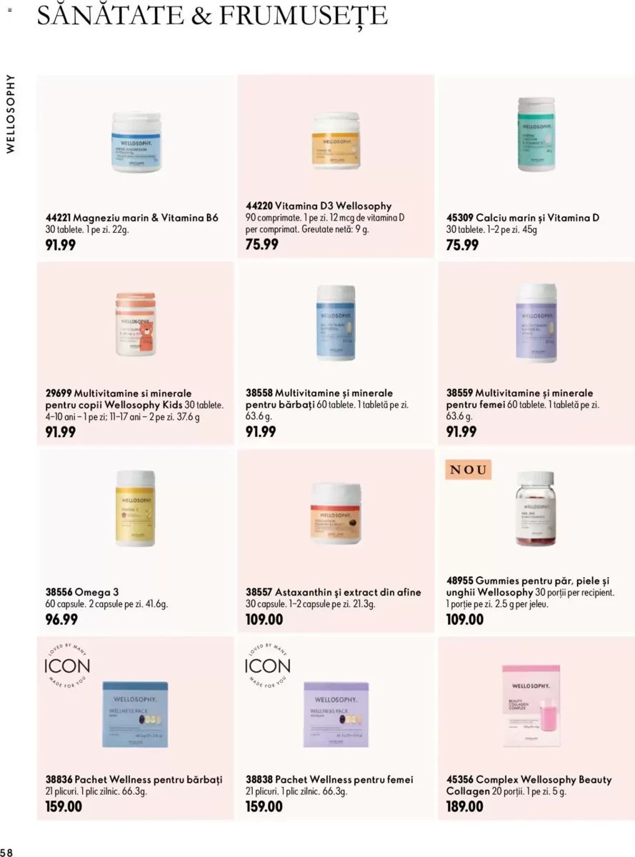 Catalog Oriflame, pagina 58 din 172