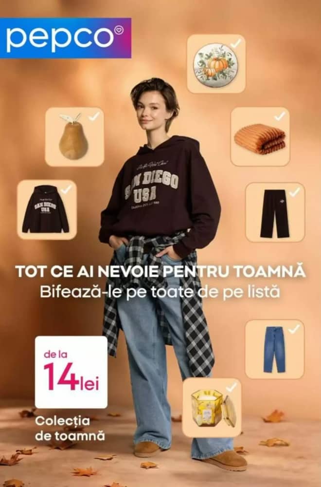 Coperta catalogului Pepco, valabil 9–23 septembrie 2026