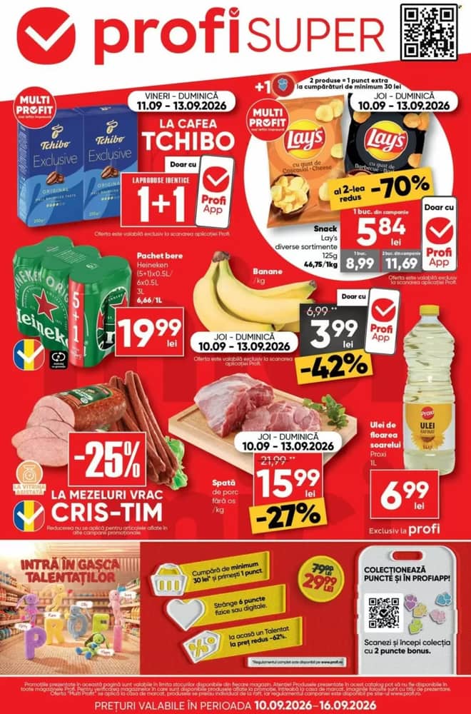Coperta catalogului Profi, valabil 10–16 septembrie 2026