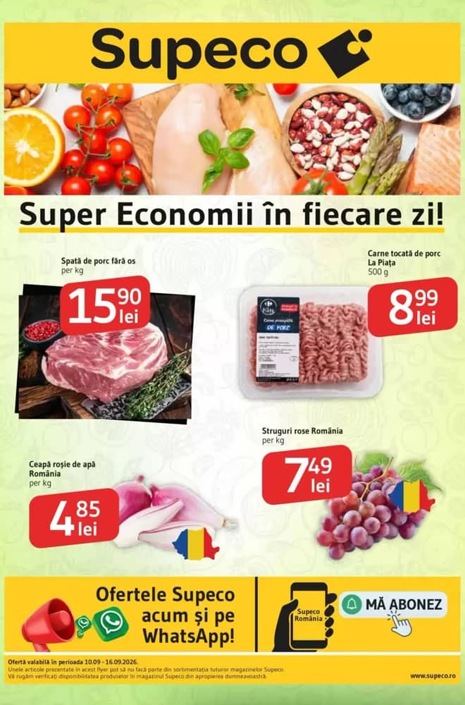 Coperta catalogului Supeco, valabil 10–16 septembrie 2026