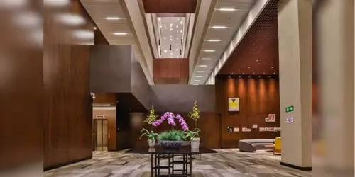 Interior do Hotel Wyndham Garden Convention