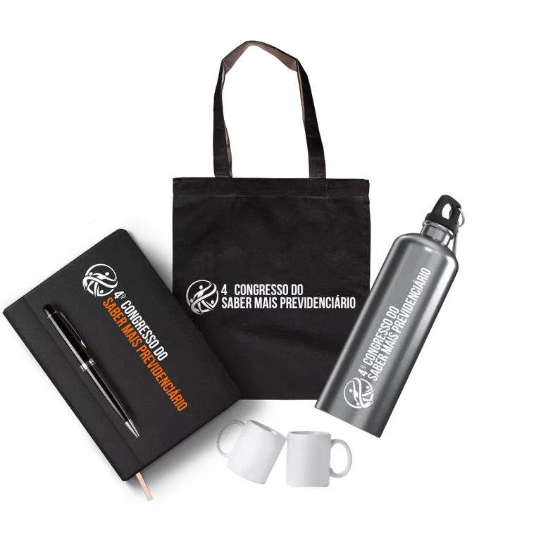 Kit de boas-vindas do 4º Congresso do Saber Mais Previdenciário