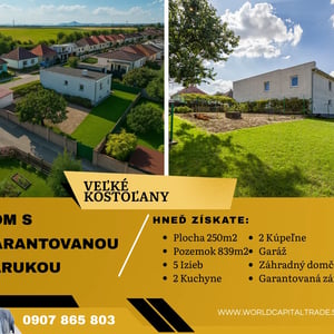 Dom Veľké Kostoľany: Garancia! 1