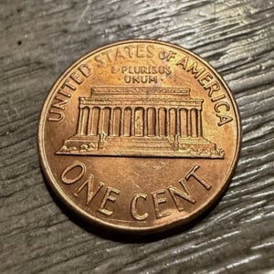 Lincolnov pamätný cent/penc z roku 1972 BEZ ZNAČKY 2