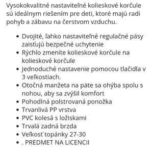 Kolieskové korčule  1