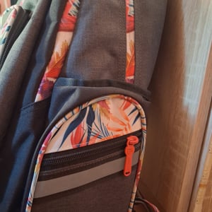 Oxybag OXY tmavosivý - tropický ruksak ako nový 2