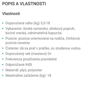 Predám detský nosič  5