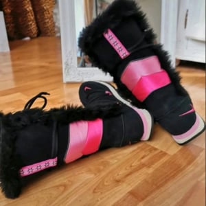 Štýlové semišové čižmičky Nike, veľkosť 37,5 6