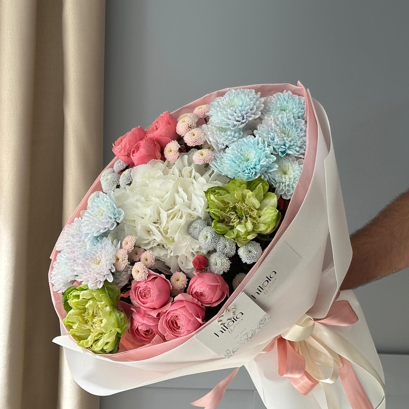 Silva Pink ve Yeşil Güller – Renk Ezgisi