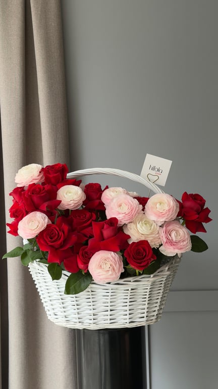 Freedom ve Ranunculus Sepeti – Tutkulu Romantizm