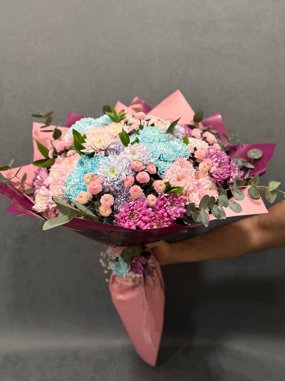 İthal Çift Dallı Mor Orkide