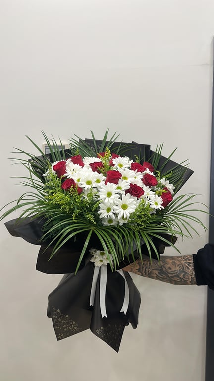 21 Kırmızı Gül Buketi