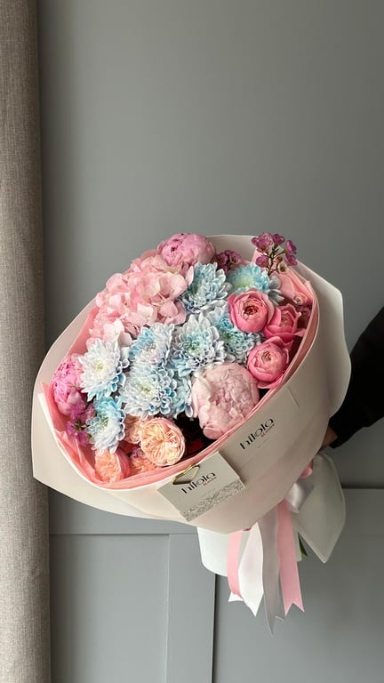 Şakayık, Ortanca ve Saray Gülleri – Pembe Zarafet