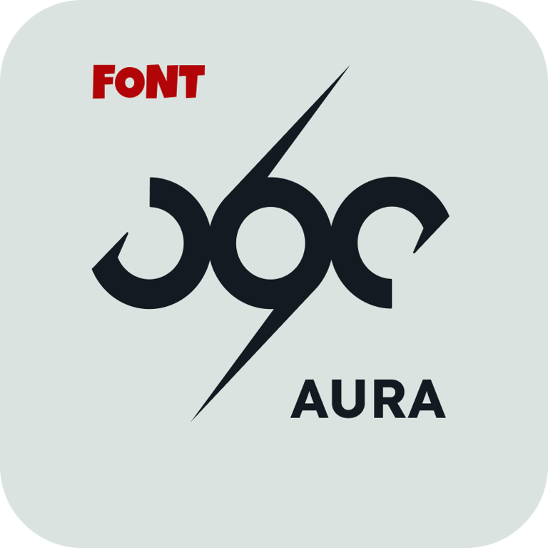 Font Aura Logo