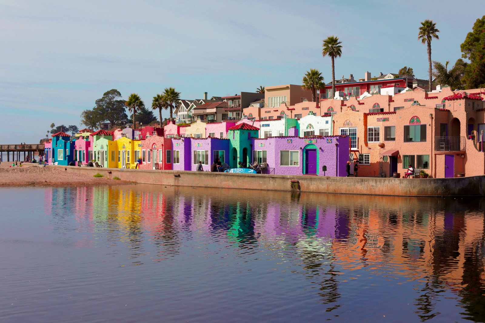 Capitola Village storefronts at the Esplanade