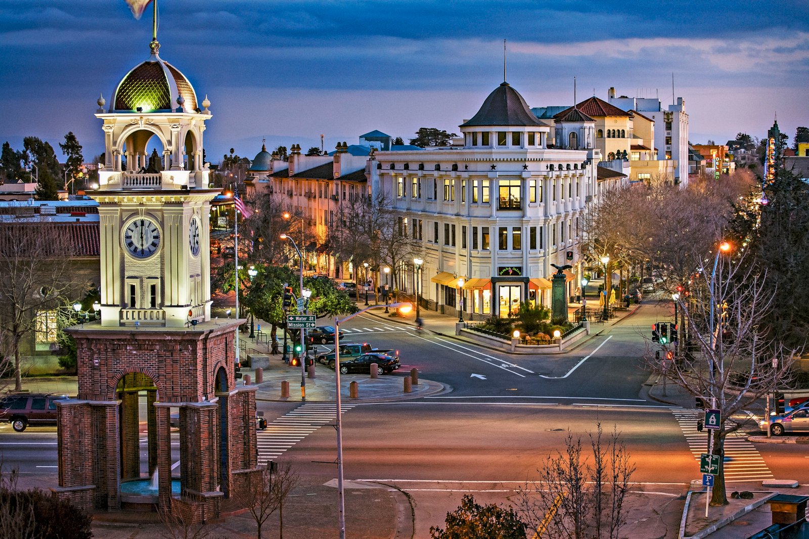 Pacific Avenue downtown Santa Cruz