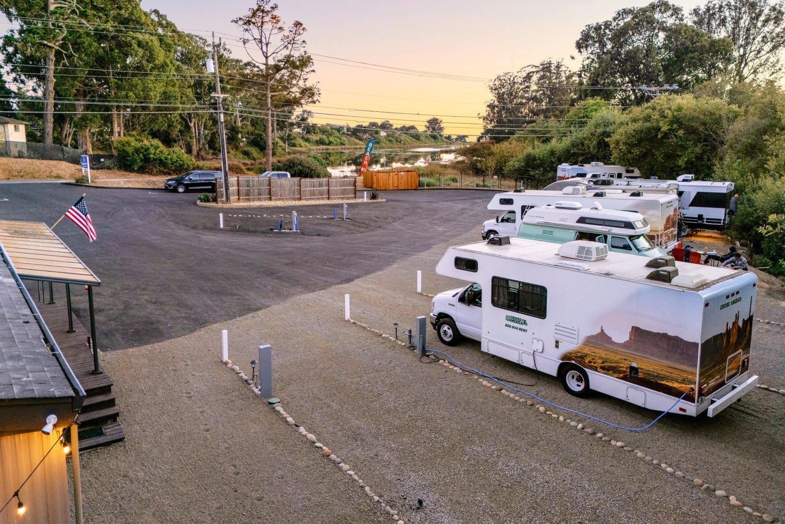 Creekside morning at Beach&nbsp;RV park
