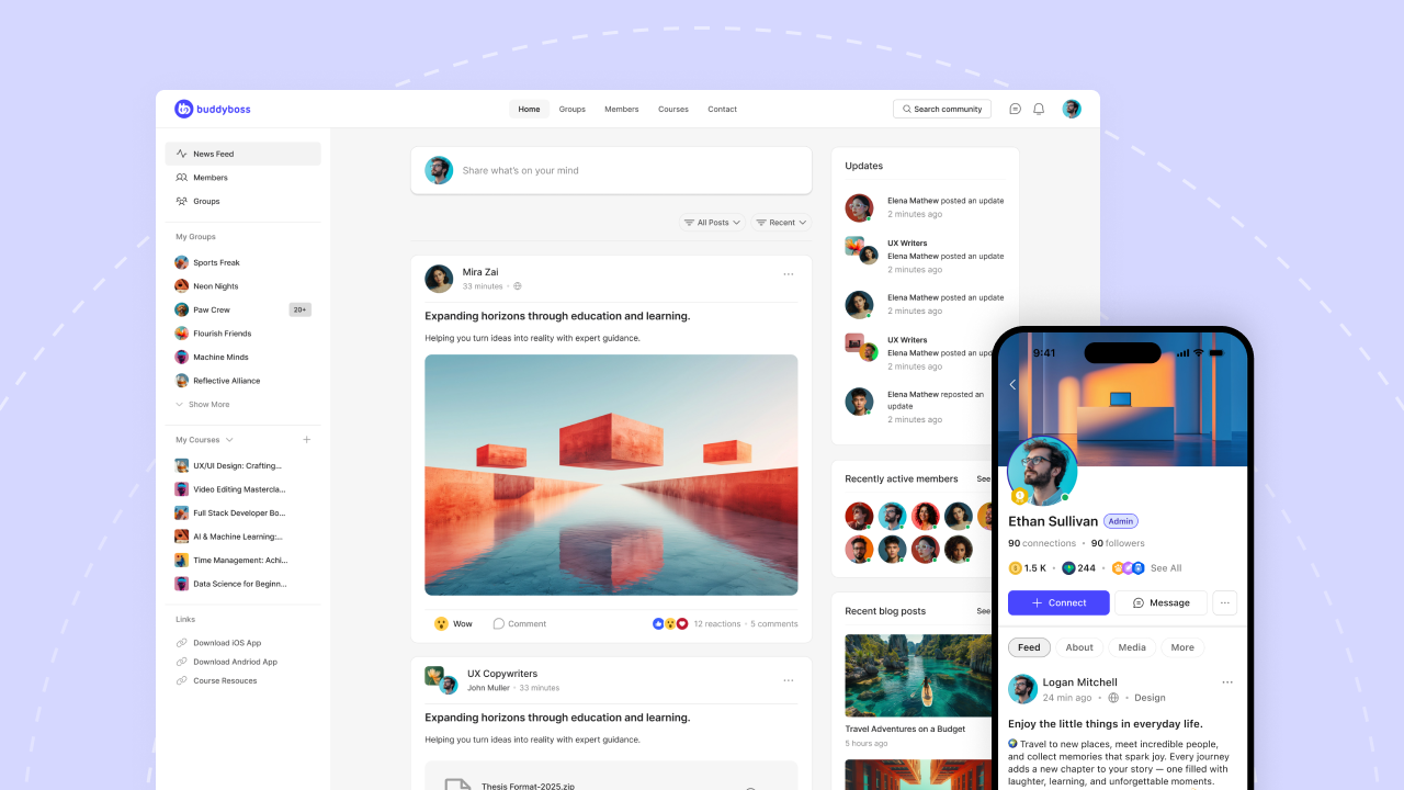 BuddyBoss  a social networking platform 