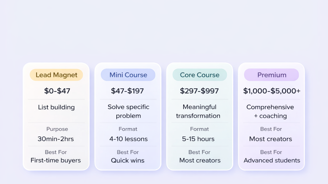 blog cover 4 | BuddyBoss Comparison chart of four course types