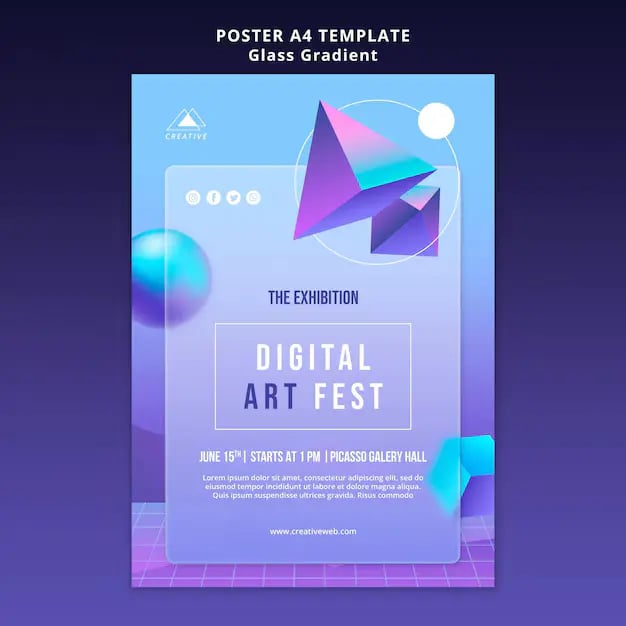 digitalartfestpostertemplate232148943766 | BuddyBoss digital art and design templates