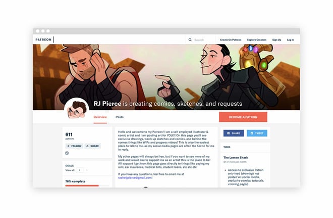 rjpiercepatreon | BuddyBoss online community app