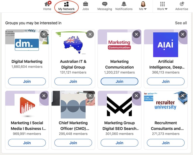 LinkedIn Industry Groups
