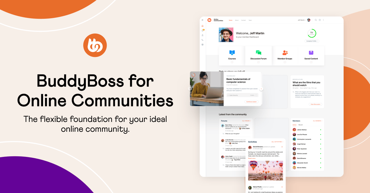 BuddyBoss for Online Communities 1