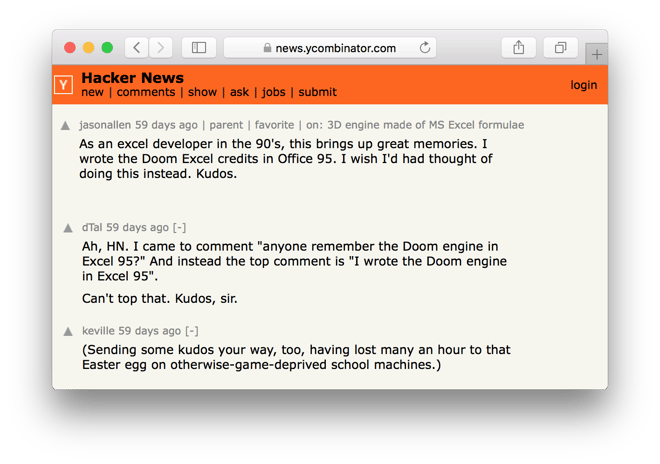 Hacker News Y Combinator
