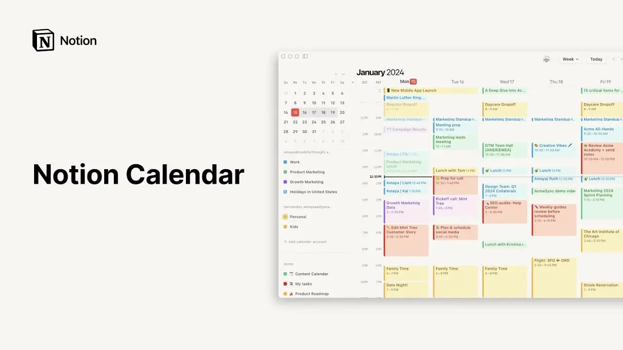 Notion Calendar